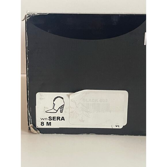 NINE WEST Sera Suede Dress Booties Black Size 8 - Picture 11 of 11